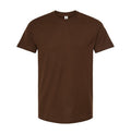 Core Cotton brown short sleeve t-shirt 6-pack