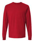 Core Cotton red long sleeve t-shirt