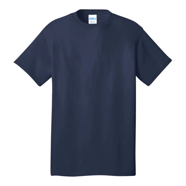 Core Cotton navy short sleeve t-shirt 3-pack, cotton crew neck tee
