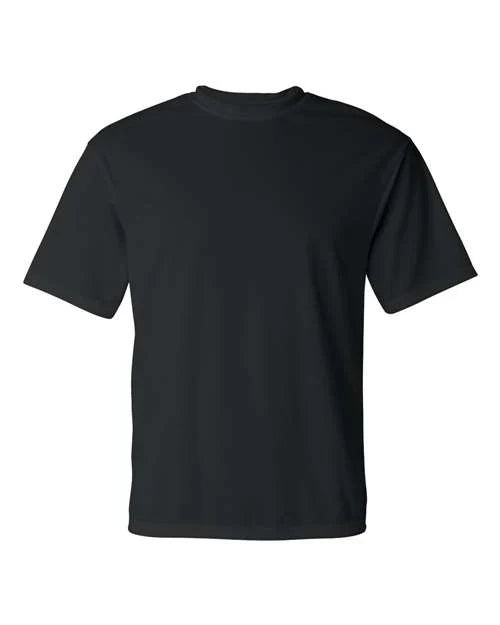 Core Cotton black short sleeve t-shirt 3-pack, cotton crew neck tee