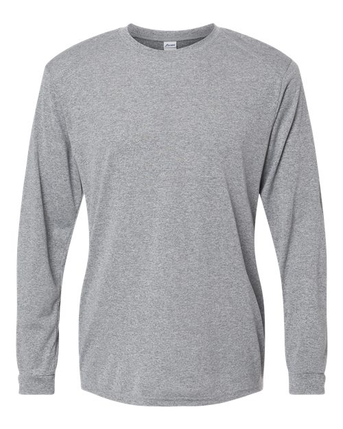 Core Cotton gray long sleeve t-shirt 3-pack, cotton crew neck tee