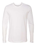 Core Cotton long sleeve t-shirt in white/base cotton