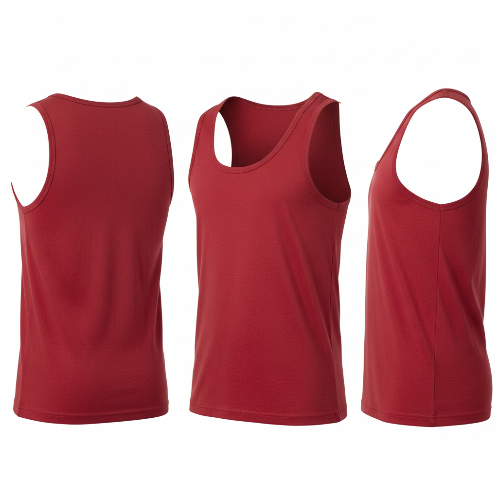 Red Men's Tank Top Composite